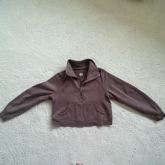 Lululemon Scuba Oversized Half Zip Funnel - Twilight Rose XS/S - Picture 2 of 3